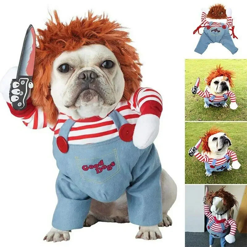 Killer Cuteness Knife-Weilding Pet Costume