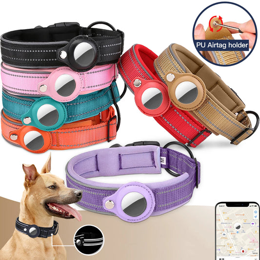 Airtag-Holder Secure Dog Tracker Collar (Airtag not Included)