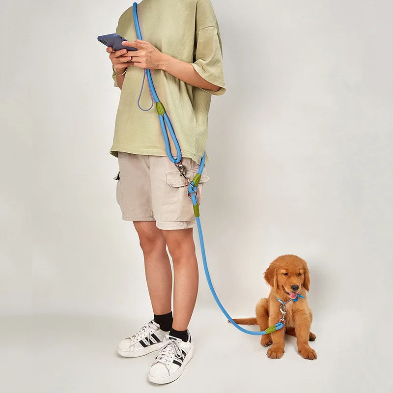 Hands-Free Leash with Reflective Band